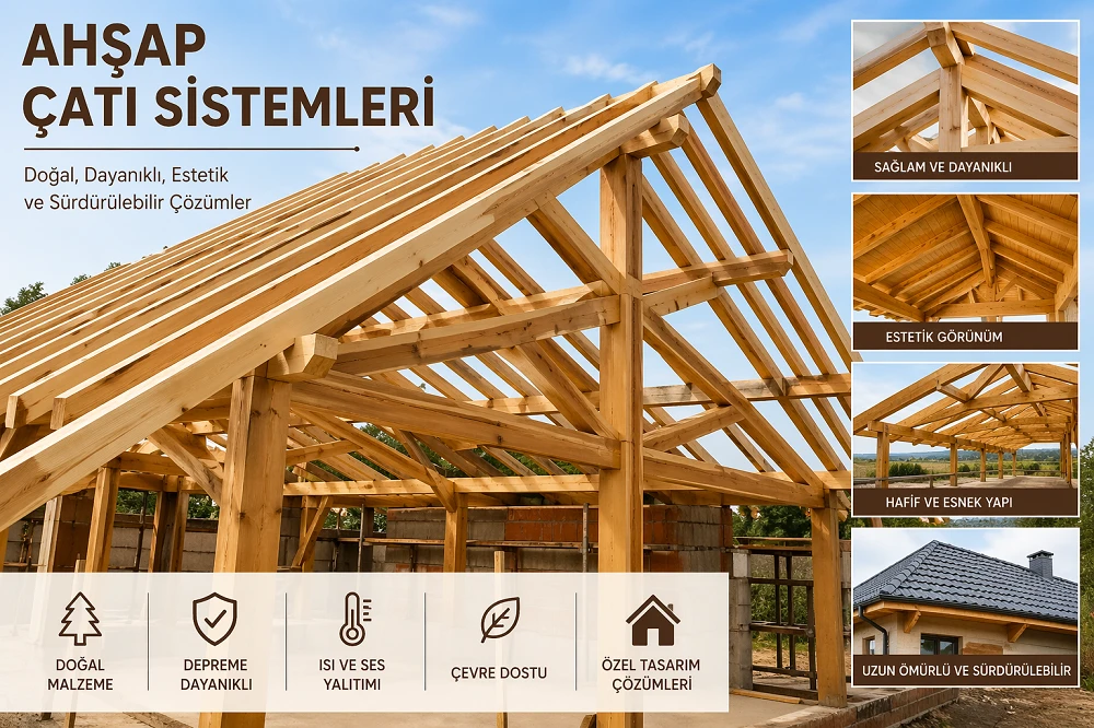 Adıyaman Ahşap Çatı Sistemleri